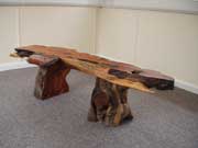 Rustic Bench. Sustainable eco-friendly garden furniture