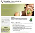 Rhayader Dental Practice website Screen Grab