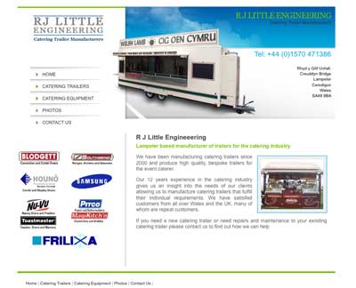 RJ Little Engineering Website Screen Grab