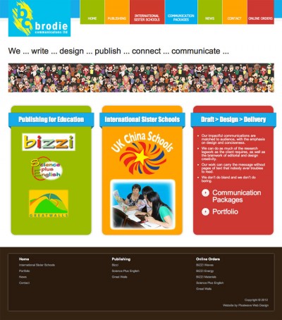 Brodie Communications website Screen Grab