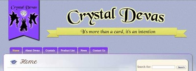 Website Design for Crystal Devas