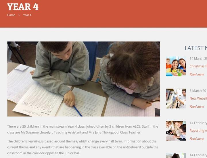 Ceredigion School Website Design